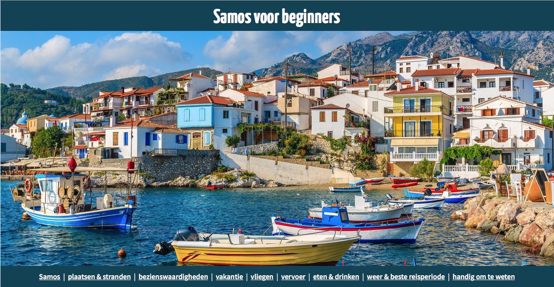 Samos voor beginners door Patrick van Zundert
