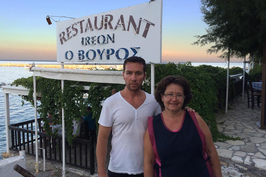 Jorgo und Katerina von Restaurant Vouros Jorgo en Katerina van Restaurant Vouros